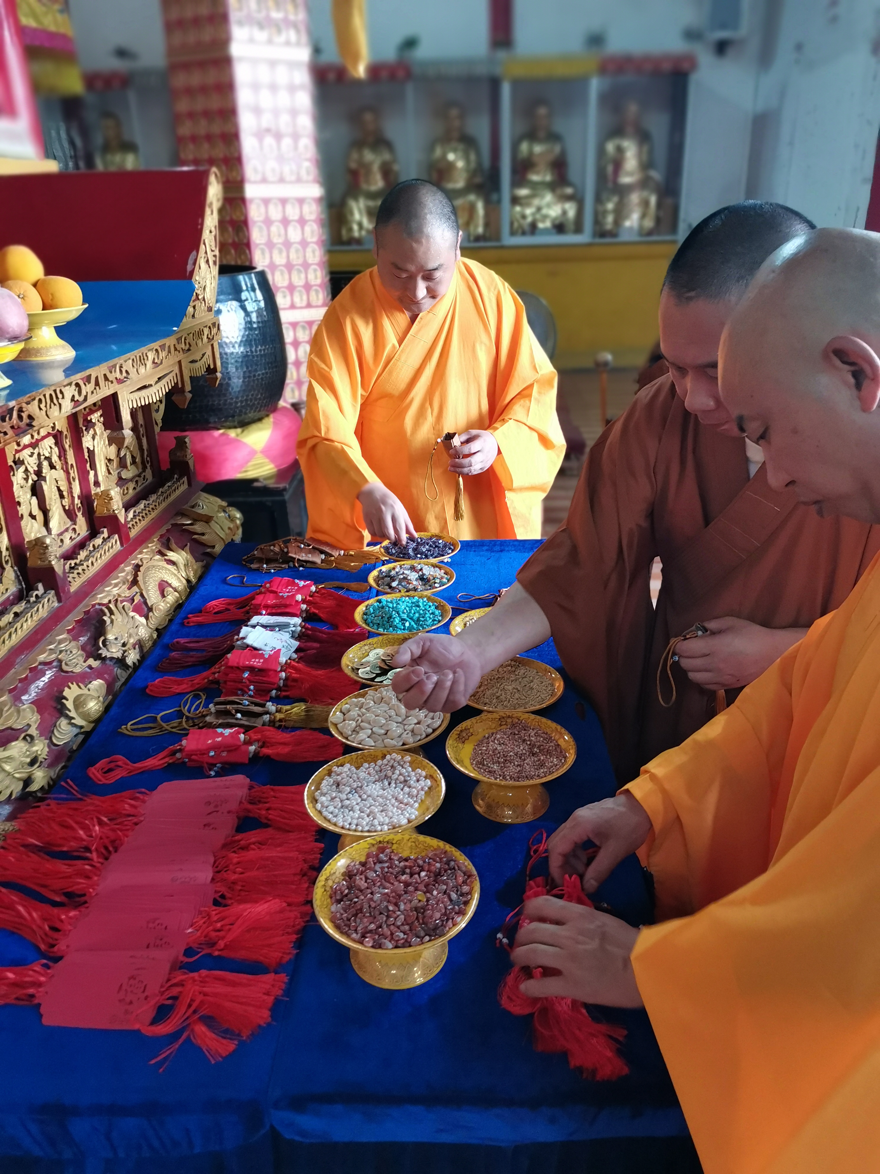 四大天王圣像装藏开光法会圆满